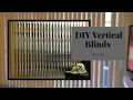 DIY VERTICAL BLINDS QUICK FIX VERTICAL BLINDS BLIND REPLACEMENT