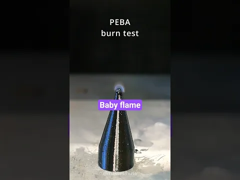 PEBA burn test