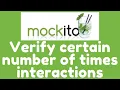 Mockito 3 - Verify an interaction has occurred at least certain number of times