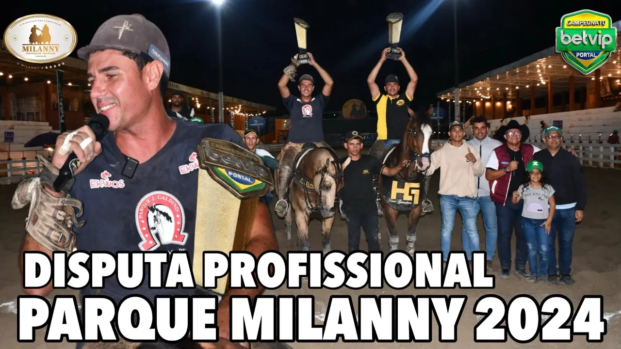 DISPUTA PROFISSIONAL NA VAQUEJADA DO PARQUE MILANNY 2024 | CANAL VAQUEJADA AO VIVO #CBP2024