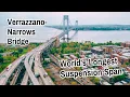 Stunning Aerial Views of Verrazzano-Narrows Bridge New York Scenic Drone Footage
