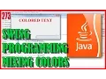 JAVA Swing programming - Using sliders to mix colors of Label