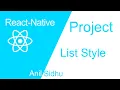 React-native app Project add style to restaurant list make table