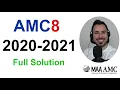 AMC8 2020 2021 full solution