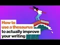 How to use a thesaurus to actually improve your writing Martin Amis Big Think