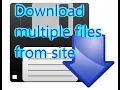 download multiple files fast from a no programming needed