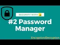2 Creating a Simple Password Manager with JavaScript Encryption Decryption