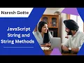 JavaScript String and String Methods