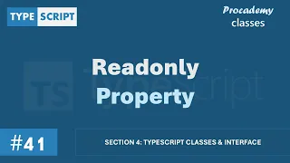 Readonly Property TypeScript Classes Interface A Complete TypeScript Course