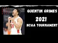 Quentin Grimes 2021 NCAA Tournament Highlights