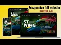 How to Create an Animated Responsive Website Landing Page HTML CSS javaScript Carousel