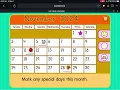 Starfall Daily Calendar - November 1 2024 First Day of November Diwali