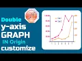 how to make double Y Graph in Origin Double y-axis graph with full customization