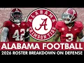Alabama Football 2026 Roster Breakdown Depth Charts Projected Starters On Defense