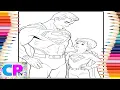 Superman and Little Coloring