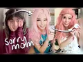 i tried following a Belle Delphine makeup tutorial