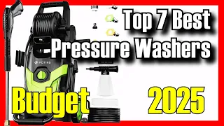 TOP 7 BEST Budget Electric Pressure Washers to Buy on Amazon 2025 Cheap For Cars Home Use