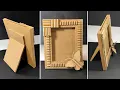 Cardboard Photo Frame Making Photo Frame Making at Home How to Make a Photo Frame