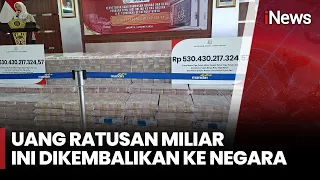 Penampakan Rp530 Miliar Uang dari TPPU Judi Online Diserahkan ke Negara iNews Pagi
