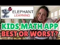 BEST MATH APPS FOR KIDS - Elephant Learning Math App Review 2024