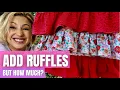 Let s Compare Ruffles So That You Can Choose How Much Volume You Want Plus a Sanity Saving Tip