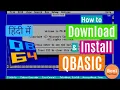 How to download and install QBASIC in windows 7 8 10 In Hindi
