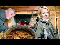 ГОТОВИМ В РУССКОЙ ПЕЧИ НА МАЛИНОВОМ ХУТОРЕ: СТАРИННЫЙ МУЗЕЙ, ТАЙНЫ ОХОТНИКА И УБОРКА МАЛИНЫ.