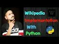 How to use Wikipedia in python Wikipedia python implementation python projects priyansh jain