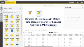 KNIME 10 How to Handle Missing Data in KNIME Data Cleaning Step-by-Step KNIME Tutorial