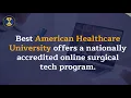 Online Surgical Tech Certification Training Program