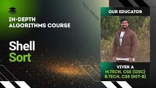 Shell Sort Algorithms Lecture 27 The cs Underdog