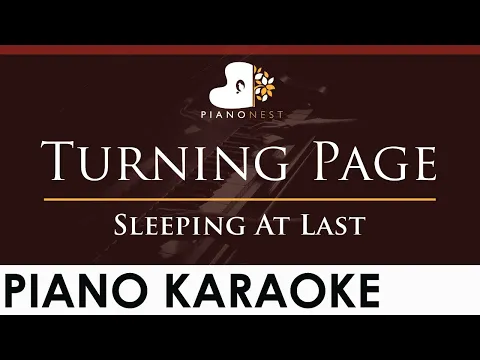 Download MP3 Sleeping At Last - Turning Page - HIGHER Key (Piano Karaoke Instrumental)