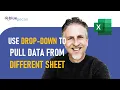 Select from Drop-Down and Pull Data from Different Worksheet in Excel VLOOKUP Drop-down
