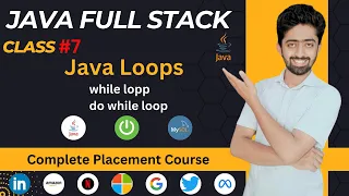 while and do-while loop in java Java Full Stack Development Course in Hindi lecture 7