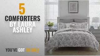 Top 10 Laura Ashley Comforters 2018 Laura Ashley Annalise Floral Comforter Set King Gray