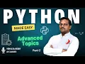 Python Advanced Topics 7 Part 2 Python Made Easy