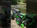 Download Lagu Playing with my new Monster Jam Grave Digger 1:10 scale RC Truck at the Creek!! #shorts