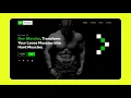 Responsive Landing Page Design for gym website Using HTML SASS CSS and JavaScript with animation