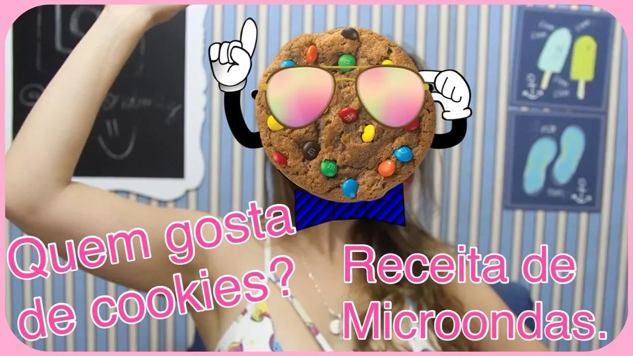 RECEITA: COOKIES DE MICROONDAS, 2 MINUTOS E PRONTO