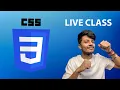 CSS Live Class Day 2 Job Ready Bootcamp CSS Tutorial for Beginners in Hindi