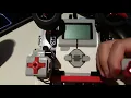 EV3 Real time reflect light intensity showing with stop ability