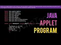 Java Applet program to read name address in different text fields and find length of characters