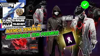 Emote y skin GRATIS! PROXIMOS eventos DELA AGENDA SEMANAL Ruleta Halloween 2026 WOODPECKER MVP