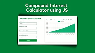 Build A Compound Interest Calculator Using HTML CSS JS For Beginners