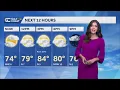 Cold front to bring temperatures humidity down on the Gulf Coast