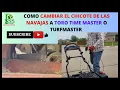 COMO CAMBIAR EL CHICOTE DE LAS NAVAJAS A TORO TIME MASTER O TURFMASTER
