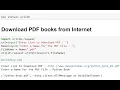 Day 87 Download PDF books from Internet