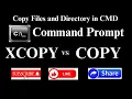 How to Copy the Files and Folders using COMMAND PROMPT DOS by Easy Method Xcopy Command in CMD