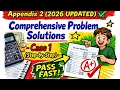 Appendix 2 2026 UPDATED Comprehensive Problem Solutions - Case 1 Step-by-Step PASS FAST