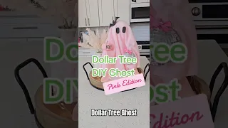 Dollar Tree Ghost DIY Pink Edition